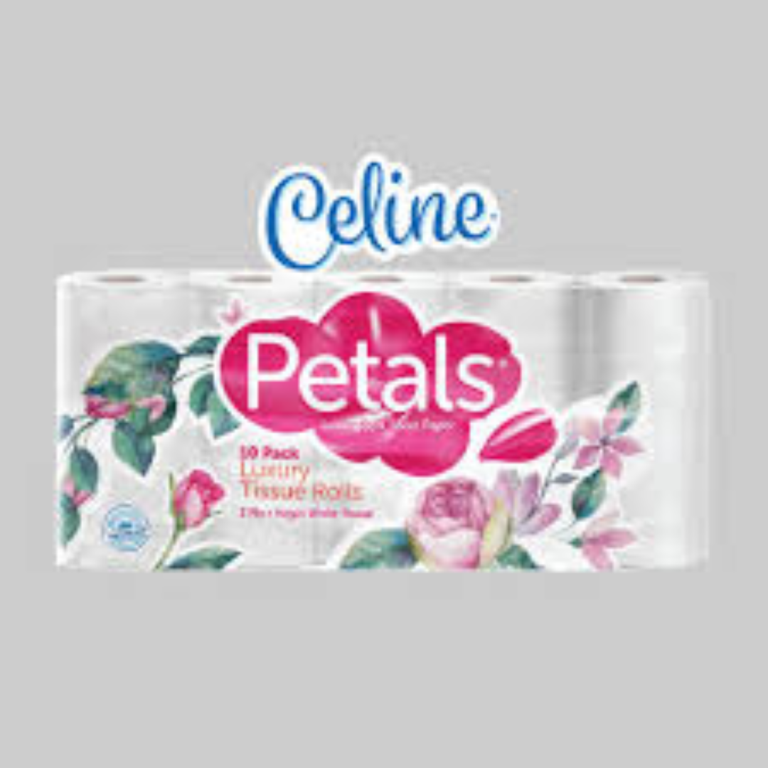  Petals Toilet Tissue - 150 Sheets  100% Virgin Soft  2 Ply - Single Pack 